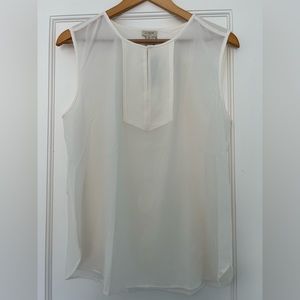 🆕 J.Crew 10P ivory sheer top